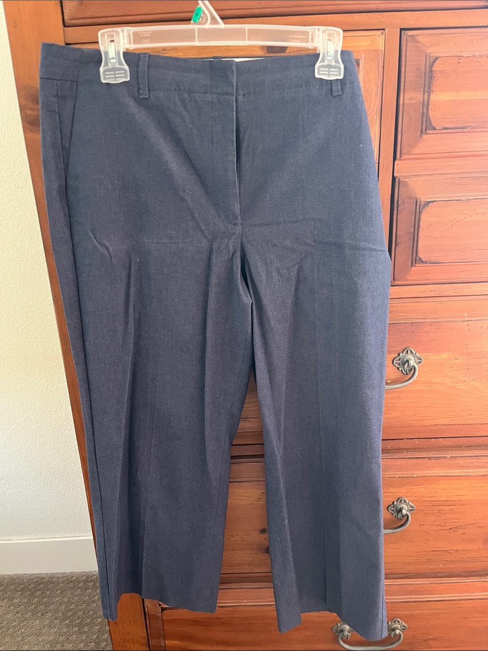 Talbots Chelsea Navy Blue Capris - Size 12 NWOT